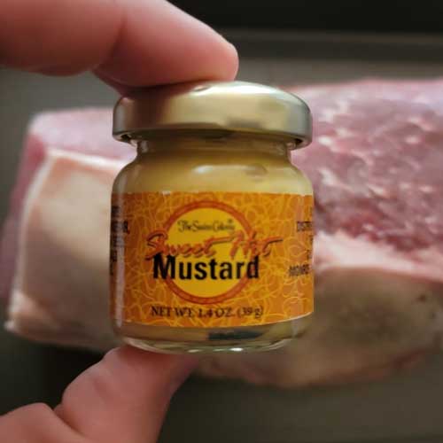 sweet and hot mustard