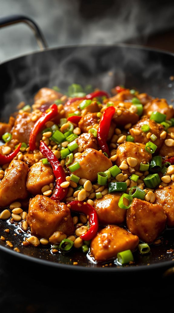 spicy chicken with peanuts