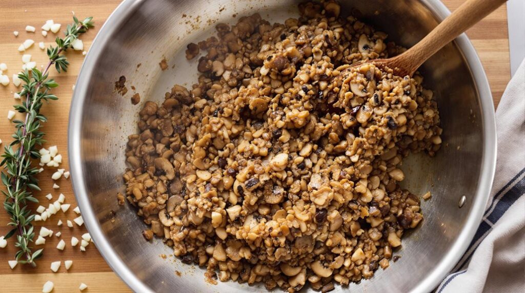 Making Mushroom Duxelles