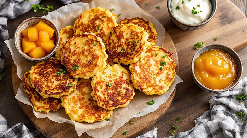 crispy german potato pancakes