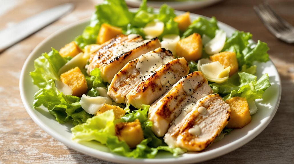 grilled chicken caesar salad