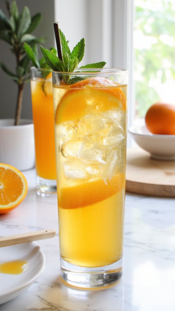 citrus honey refreshing family drink
