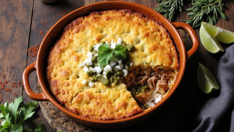 pork verde tamale casserole