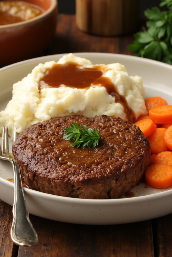 salisbury steak with gravy