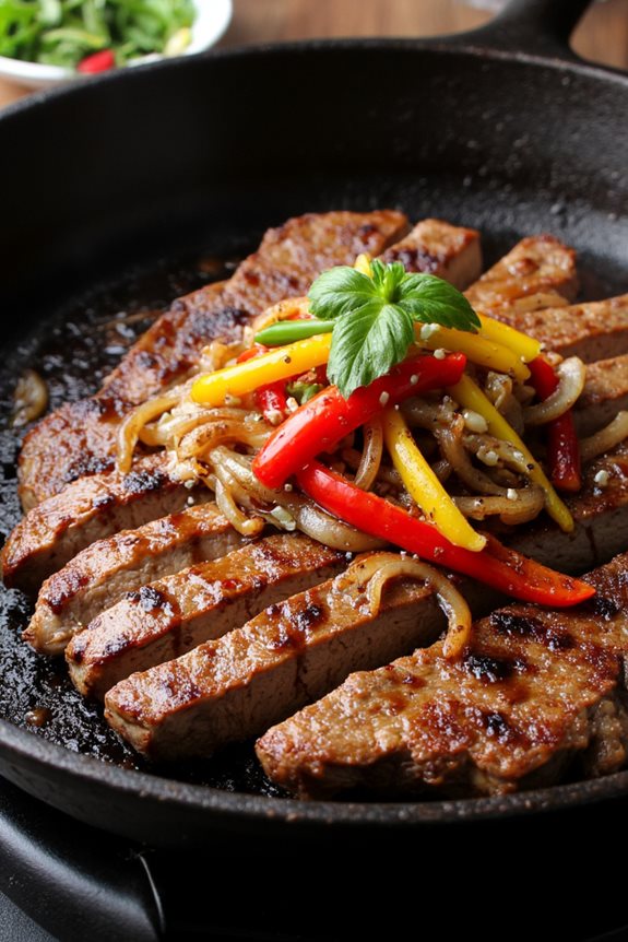 savory murosako pepper steak