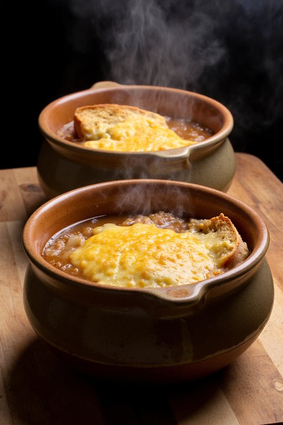 caramelized onions cheesy topping
