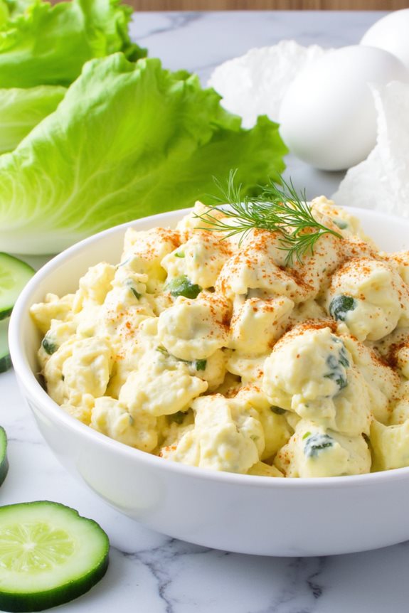 delicious low carb egg salad