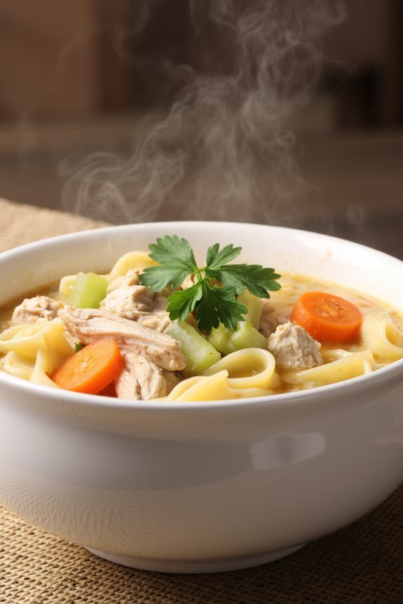 homemade chicken noodle soup
