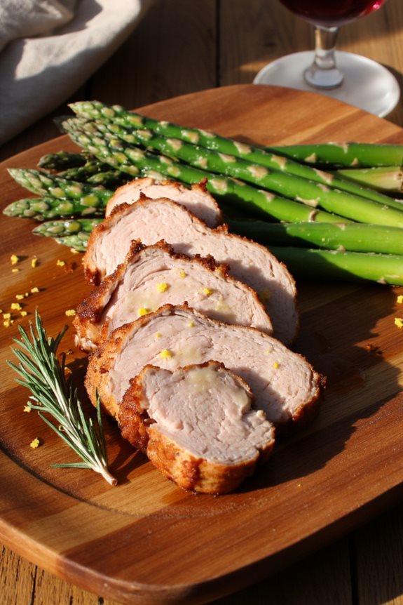 pork tenderloin with asparagus