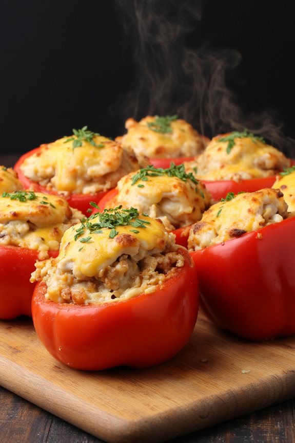 seafood stuffed bell peppers