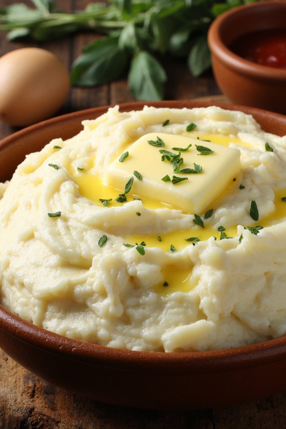 creamy fluffy mashed potatoes