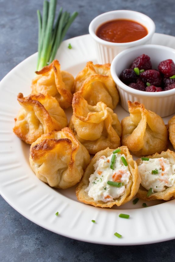 crispy crab rangoon recipe