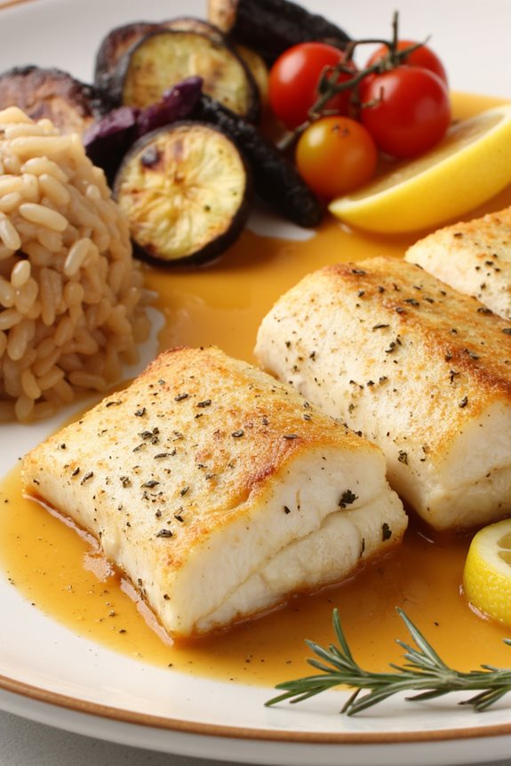 gourmet chilean sea bass