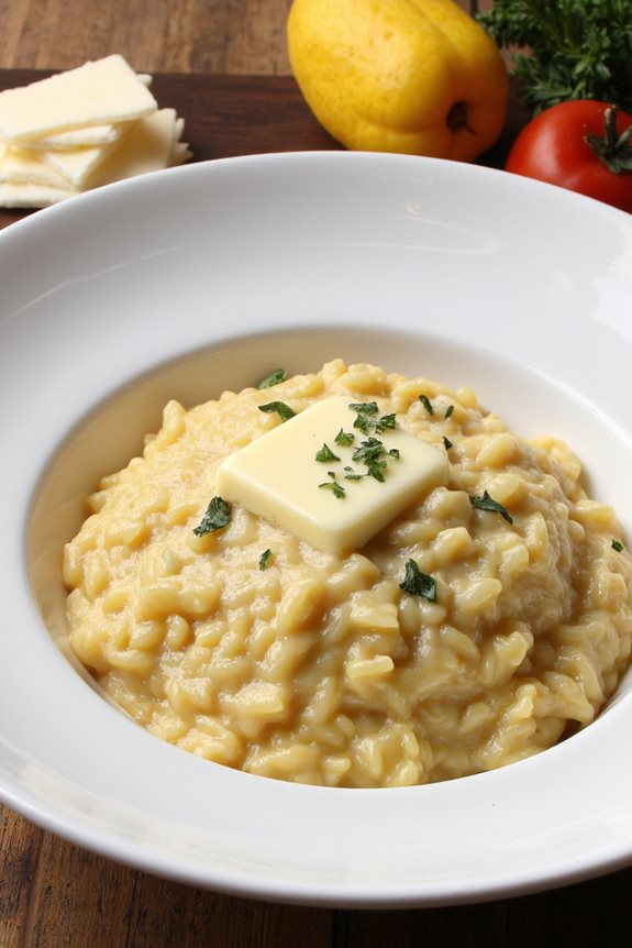 meditative creamy risotto process