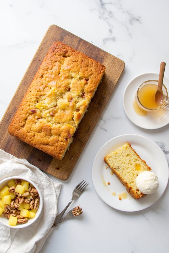 pineapple cake baking instructions