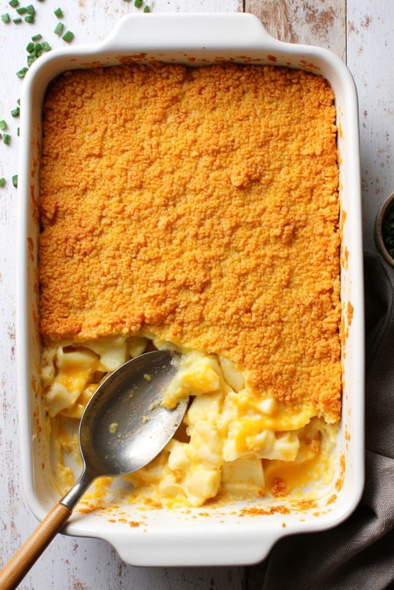 cheesy potato casserole recipe