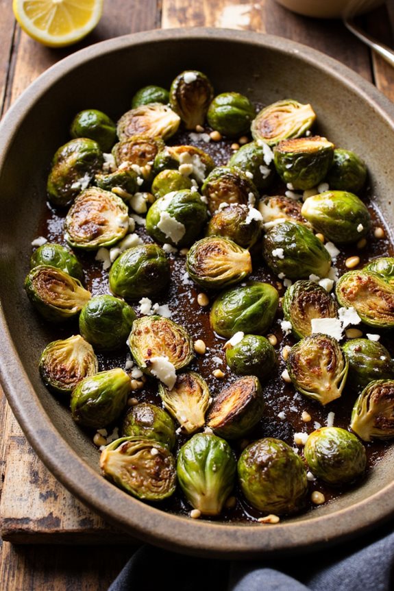 crispy brown butter sprouts
