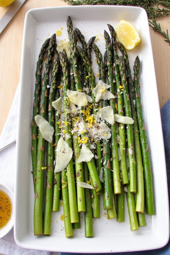 crispy tender roasted asparagus